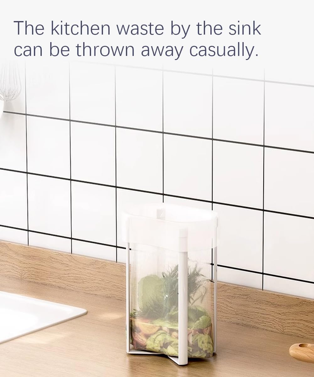Drying Rack, Stainless Steel Kitchen Stand Holder for Bottles, Cups and Plastic Bags, Multifunctional Countertop Shelf