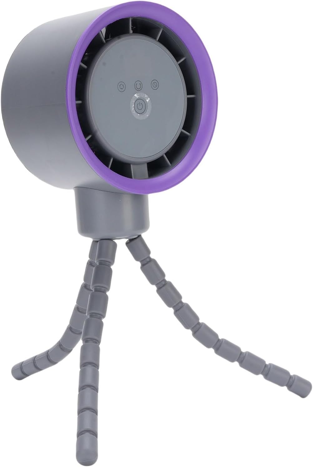 Stroller Fan, Plastic Tripod Clip On Fan with 4000mAh Battery, Flexible Legs, 360 Degree Oscillation, Digital Display, Portable Mini for Car Seat Crib Bike (White)