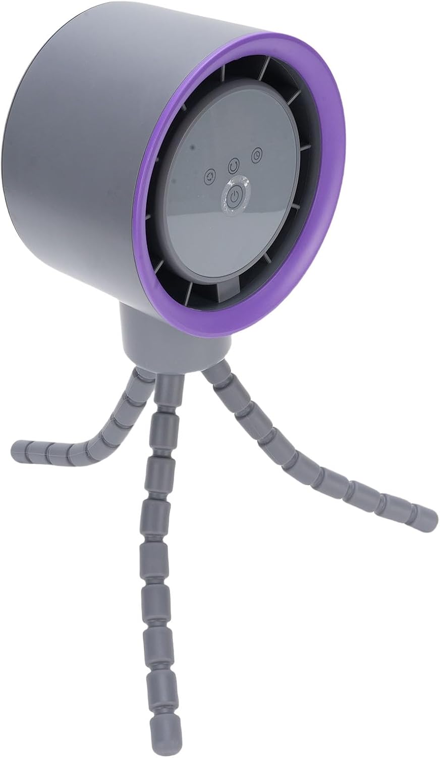Stroller Fan, Plastic Tripod Clip On Fan with 4000mAh Battery, Flexible Legs, 360 Degree Oscillation, Digital Display, Portable Mini for Car Seat Crib Bike (White)