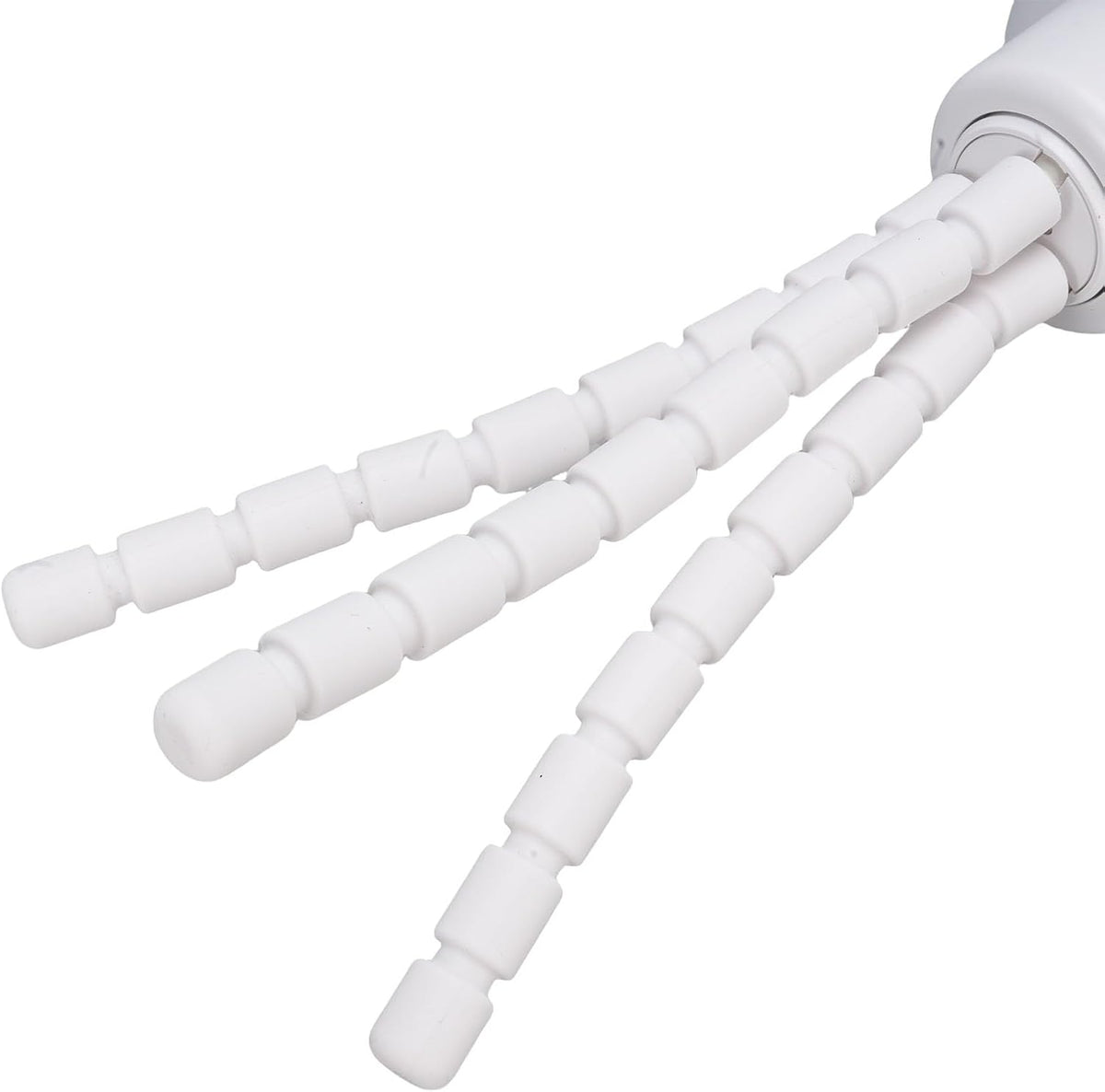 Stroller Fan, Plastic Tripod Clip On Fan with 4000mAh Battery, Flexible Legs, 360 Degree Oscillation, Digital Display, Portable Mini for Car Seat Crib Bike (White)
