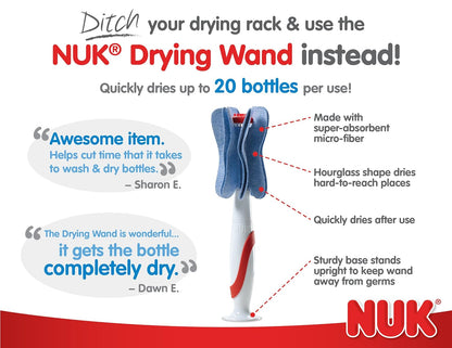 Bottle Drying Wand with Ergonomic Handle