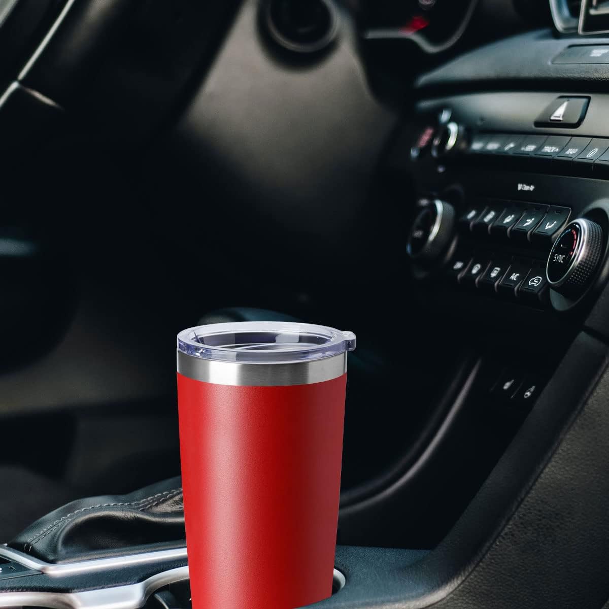20oz Stainless Steel Tumblers Bulk, Insulated Travel Cup with Lid, Double Wall Vacuum Coffee Mug for Cold & Hot Drinks 1 Pack, Orange
