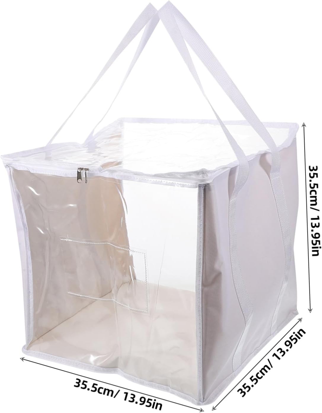 Playroom Toy Organizer 2 Large Pvc Toy Storage Bags Toy Boxes Zipper Efficient Storage for Boys and Girls