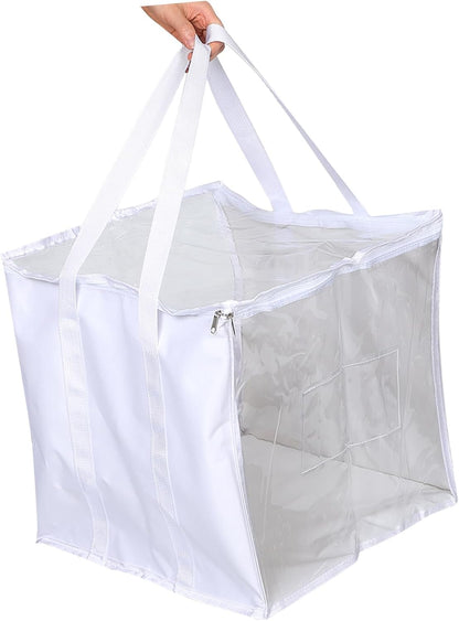 Playroom Toy Organizer 2 Large Pvc Toy Storage Bags Toy Boxes Zipper Efficient Storage for Boys and Girls