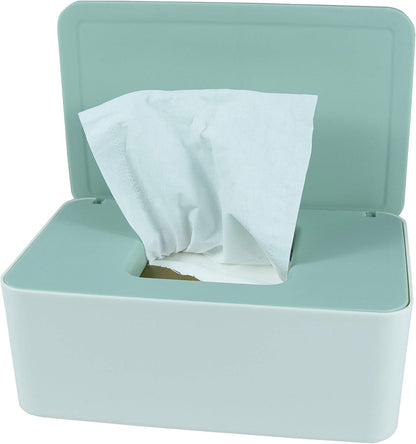 Diaper Wipes Dispenser, Tissue Storage Box Case (Black)