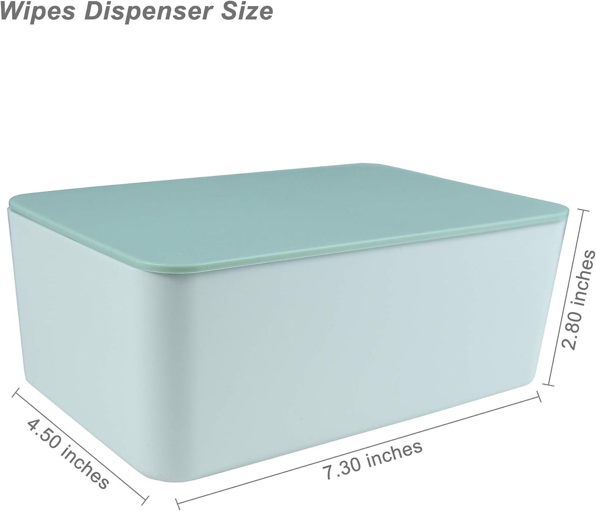 Diaper Wipes Dispenser, Tissue Storage Box Case (Black)