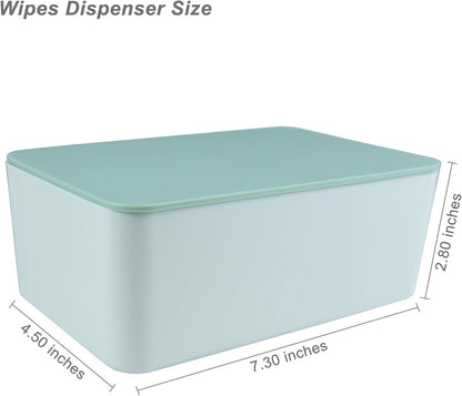 Diaper Wipes Dispenser, Tissue Storage Box Case (Black)