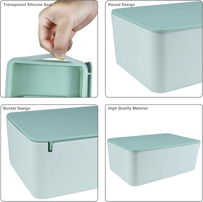 Diaper Wipes Dispenser, Tissue Storage Box Case (Black)