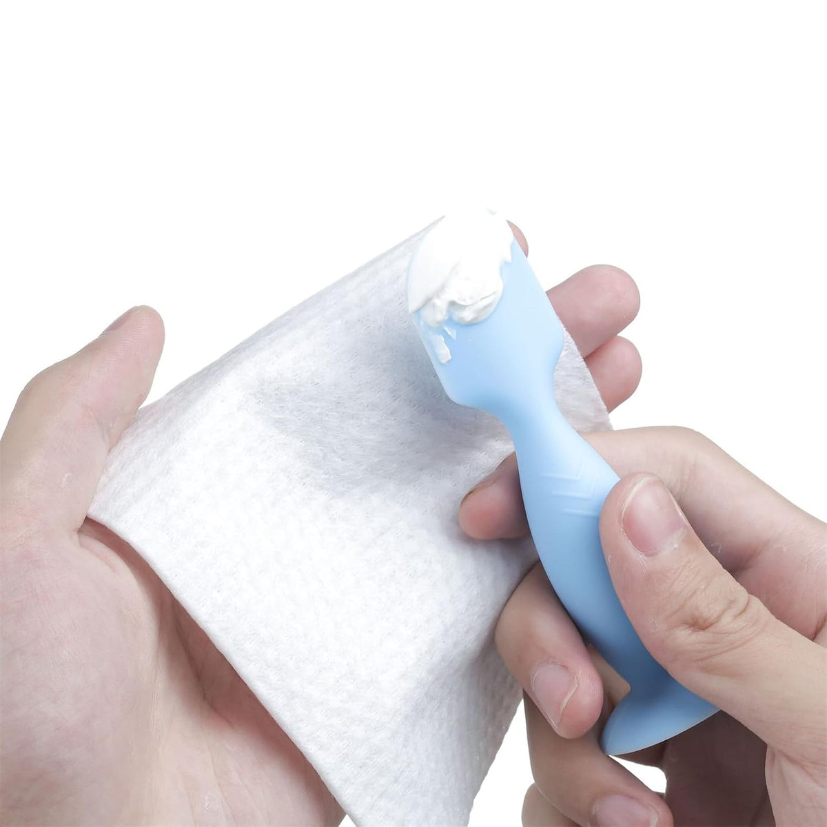 Baby Diaper Cream Spatula Applicator Butt Pastes Spatula Diaper Cream Brush for Baby Silicone Diaper Cream Brush