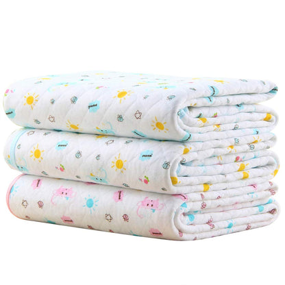 Washable Incontinence Bed Protector Reusable Tuckable Side Waterproof Pads