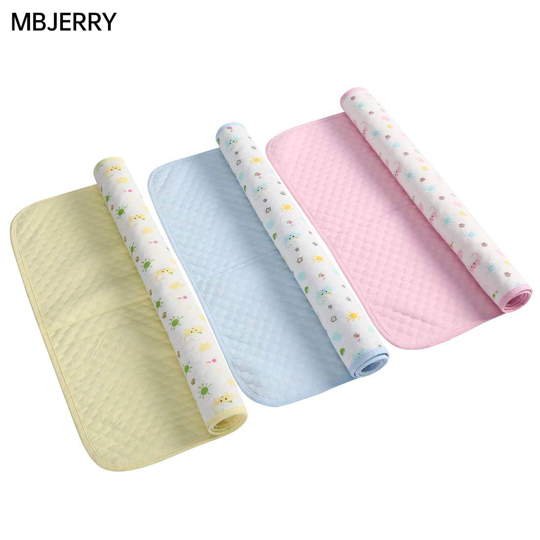 Washable Incontinence Bed Protector Reusable Tuckable Side Waterproof Pads
