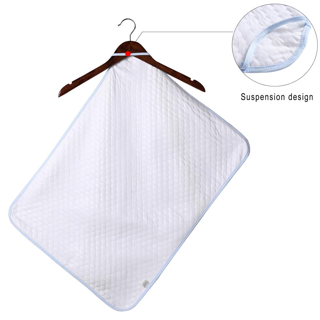 Washable Incontinence Bed Protector Reusable Tuckable Side Waterproof Pads