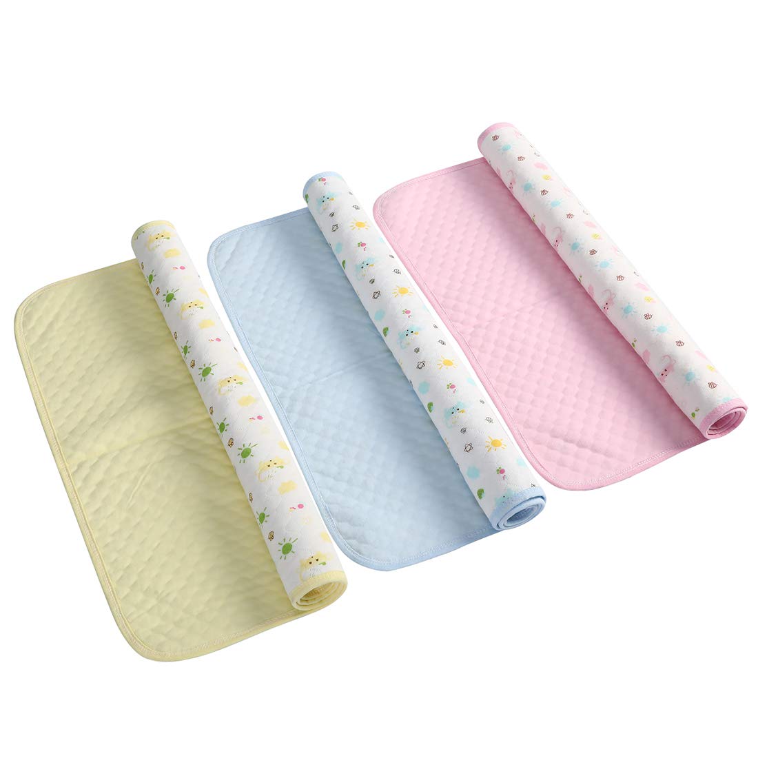 Washable Incontinence Bed Protector Reusable Tuckable Side Waterproof Pads