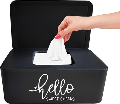 Hello Sweet Cheeks Flushable Wipes Holder Baby Wipes Dispenser