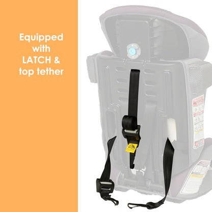 Hybrid SI 3-in-1 Combination Booster Seat, Dash Plum – Side-Impact Protection, 3-Stage Growth Design, Adjustable Headrest, Cushioned Comfort