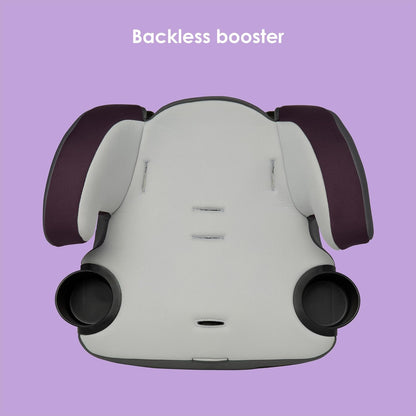 Hybrid SI 3-in-1 Combination Booster Seat, Dash Plum – Side-Impact Protection, 3-Stage Growth Design, Adjustable Headrest, Cushioned Comfort