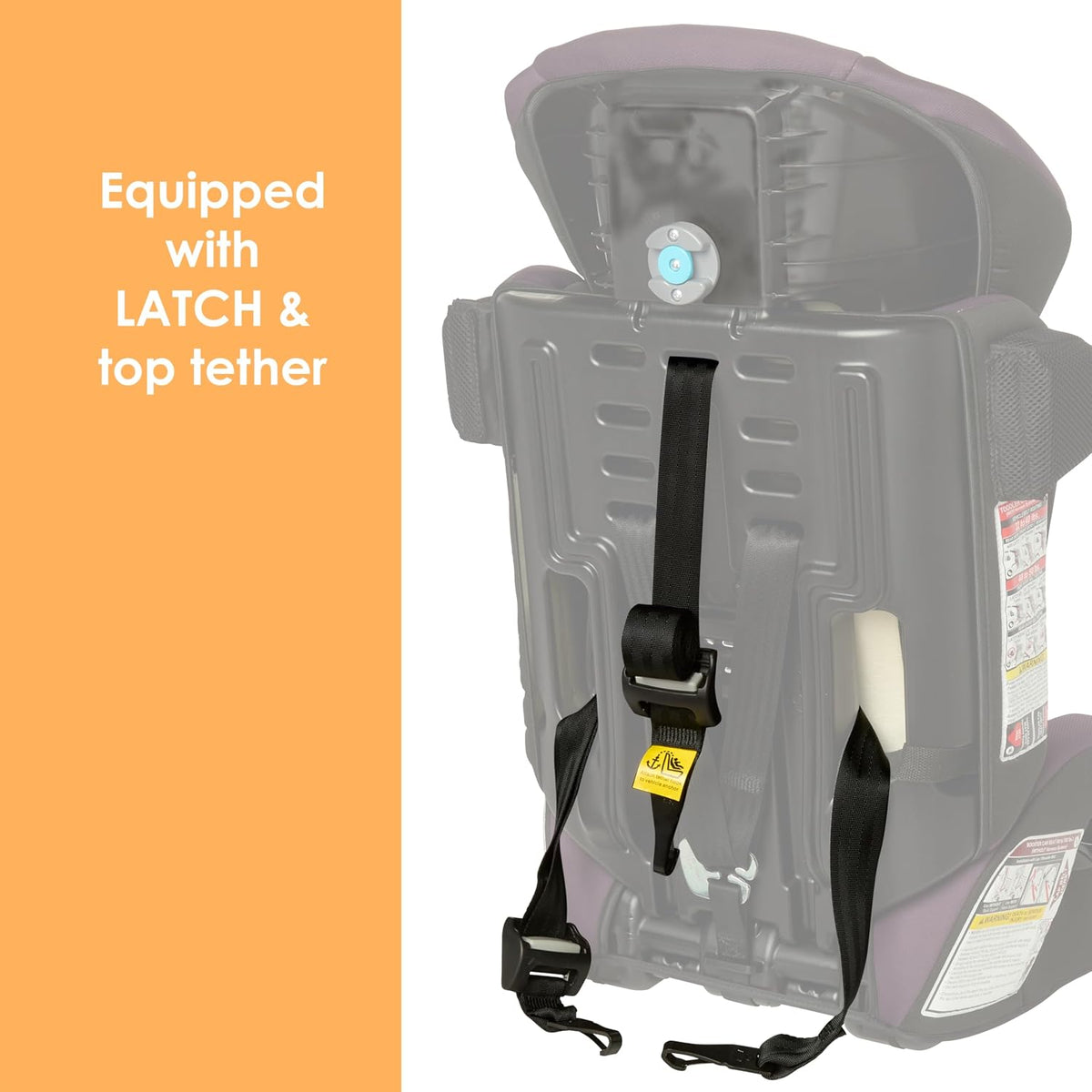 Hybrid SI 3-in-1 Combination Booster Seat, Dash Plum – Side-Impact Protection, 3-Stage Growth Design, Adjustable Headrest, Cushioned Comfort