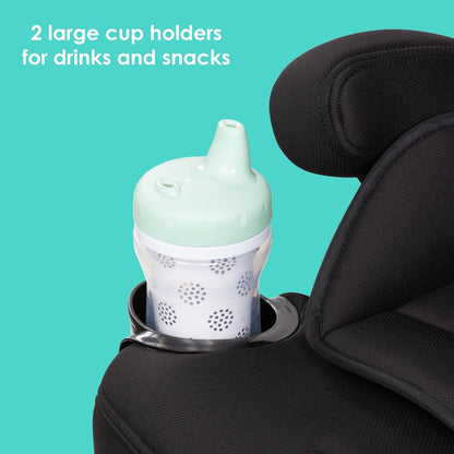 Hybrid SI 3-in-1 Combination Booster Seat, Dash Plum – Side-Impact Protection, 3-Stage Growth Design, Adjustable Headrest, Cushioned Comfort
