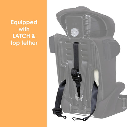 Hybrid SI 3-in-1 Combination Booster Seat, Dash Plum – Side-Impact Protection, 3-Stage Growth Design, Adjustable Headrest, Cushioned Comfort