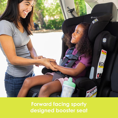 Hybrid SI 3-in-1 Combination Booster Seat, Dash Plum – Side-Impact Protection, 3-Stage Growth Design, Adjustable Headrest, Cushioned Comfort