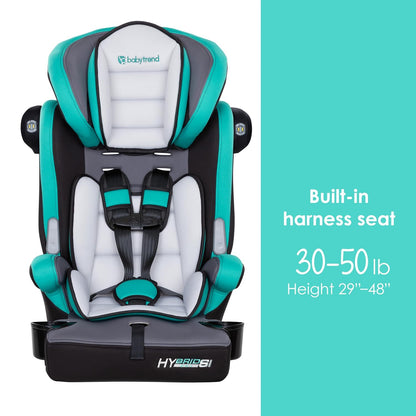Hybrid SI 3-in-1 Combination Booster Seat, Dash Plum – Side-Impact Protection, 3-Stage Growth Design, Adjustable Headrest, Cushioned Comfort