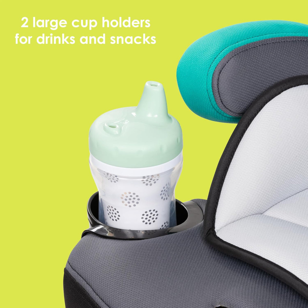 Hybrid SI 3-in-1 Combination Booster Seat, Dash Plum – Side-Impact Protection, 3-Stage Growth Design, Adjustable Headrest, Cushioned Comfort