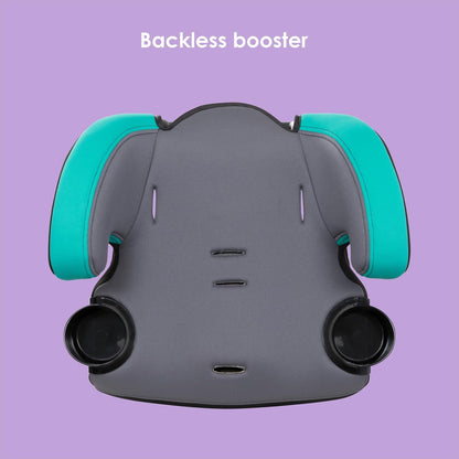 Hybrid SI 3-in-1 Combination Booster Seat, Dash Plum – Side-Impact Protection, 3-Stage Growth Design, Adjustable Headrest, Cushioned Comfort