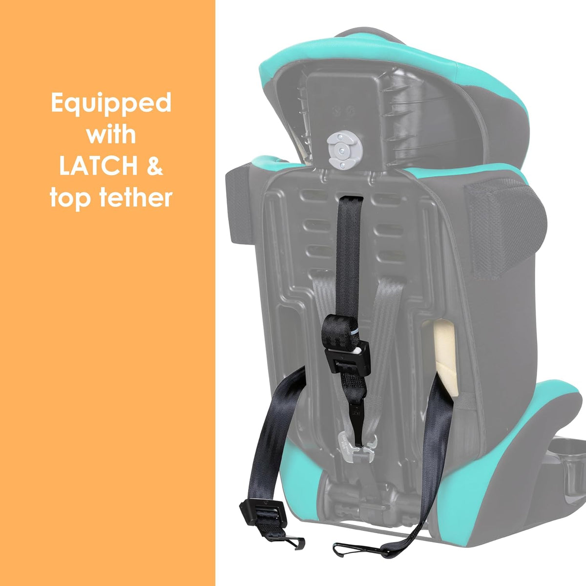 Hybrid SI 3-in-1 Combination Booster Seat, Dash Plum – Side-Impact Protection, 3-Stage Growth Design, Adjustable Headrest, Cushioned Comfort