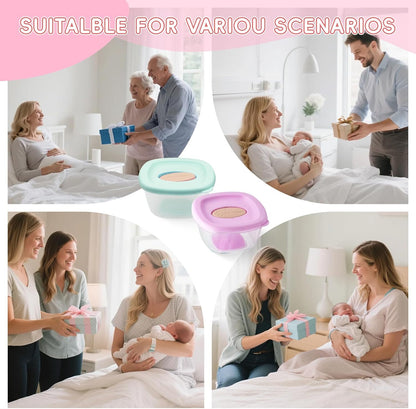 8 Pack Baby Food Storage Containers 4 oz, Baby Silicone Food Jars with Ventilation Valve, Snack Containers with Leak Proof Sealing Lid Microwave Safe, Suitablefor Nurseries, Schools and Travel