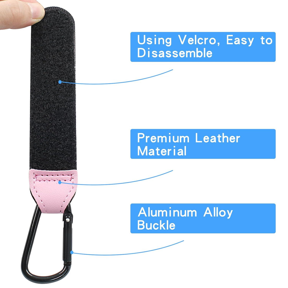2 Pcs Stroller Hooks, Pink