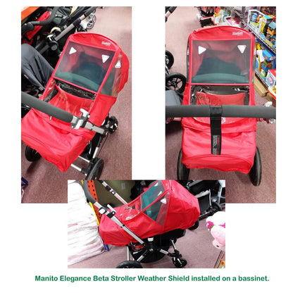 Elegance Beta Stroller Weather Shield/Rain Cover - Navy
