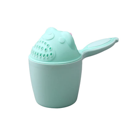Cartoon Baby Bath Waterfall Rinser Kids Shampoo Rinse Cup Bath Shower Washing for Head Cup Baby Shower Spoons