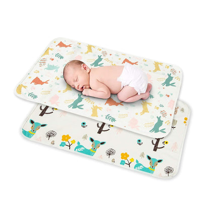 Baby Portable Diaper Changing Pad,Waterproof Changing Mat(2 Pcs 20“x27”)