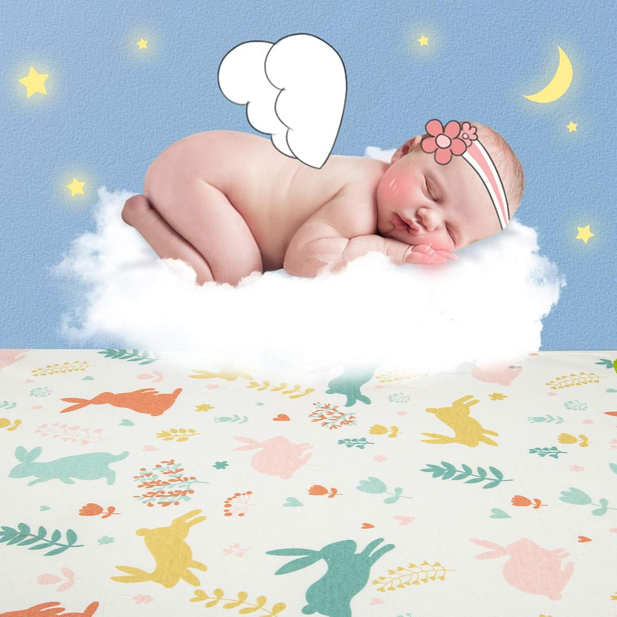 Baby Portable Diaper Changing Pad,Waterproof Changing Mat(2 Pcs 20“x27”)