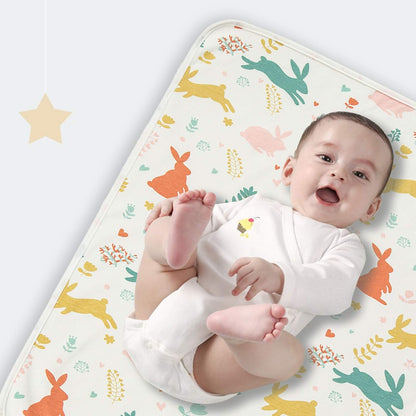 Baby Portable Diaper Changing Pad,Waterproof Changing Mat(2 Pcs 20“x27”)
