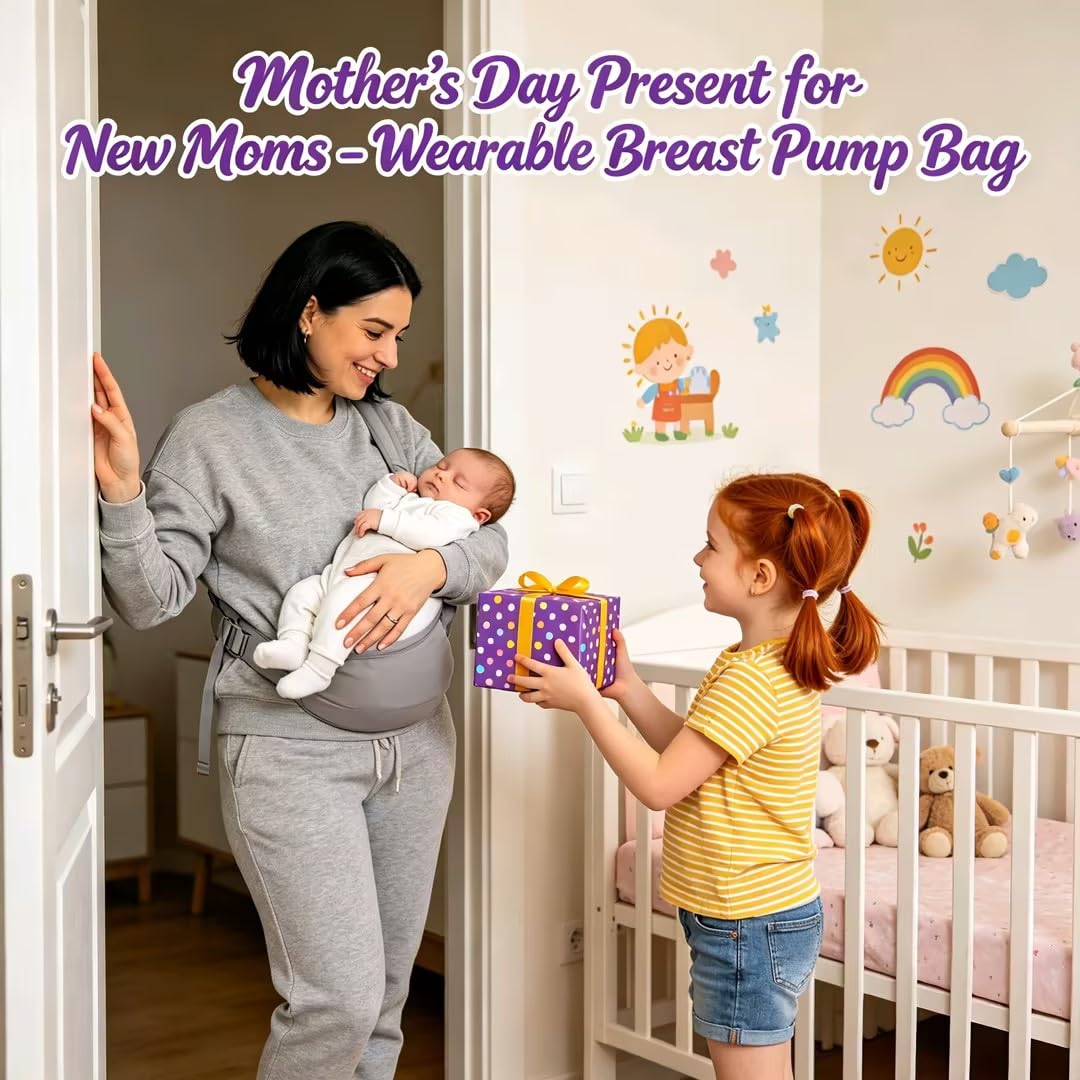 Breastmilk Cooler Travel Bag, Wearable Breast Pump Storage Bag Compatible with Momcozy/Eufy/Paruu/Elvie/Willow/Medela Breast Pump with Ice Pack and Waterproof Mat,Pink