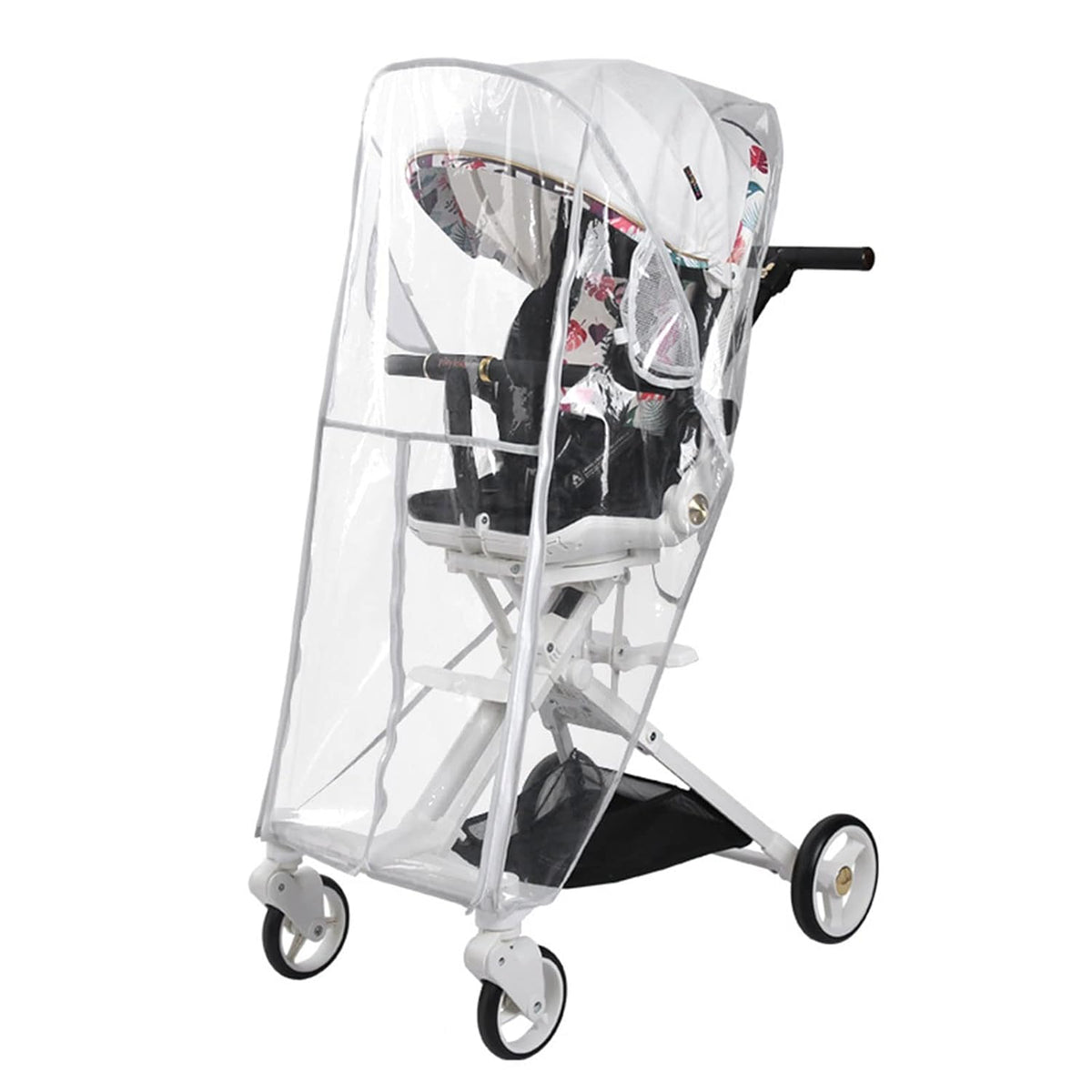 Stroller Rain Cover Universal Stroller Accessory Baby Travel Weather-Shield Windproof Waterproof Protect Universal Stroller Accessory Universal Rain Cover Ventilated Weather Shield- for Most