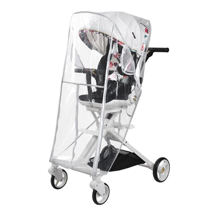 Stroller Rain Cover Universal Stroller Accessory Baby Travel Weather-Shield Windproof Waterproof Protect Universal Stroller Accessory Universal Rain Cover Ventilated Weather Shield- for Most