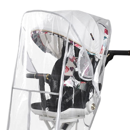 Stroller Rain Cover Universal Stroller Accessory Baby Travel Weather-Shield Windproof Waterproof Protect Universal Stroller Accessory Universal Rain Cover Ventilated Weather Shield- for Most