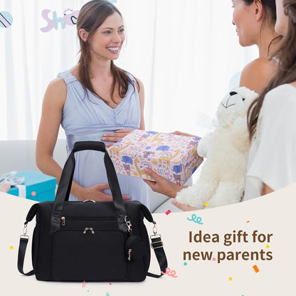 Neoprene Diaper Bag Tote Large Maternity Hospital Bag Waterproof Travel Baby Tote briefcases for documents