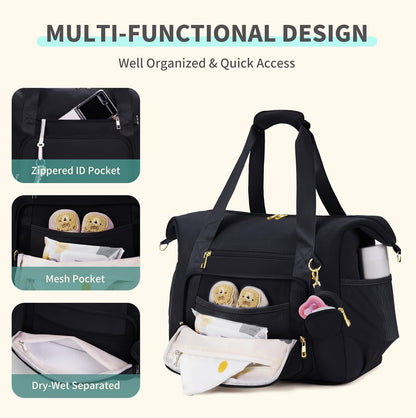 Neoprene Diaper Bag Tote Large Maternity Hospital Bag Waterproof Travel Baby Tote briefcases for documents