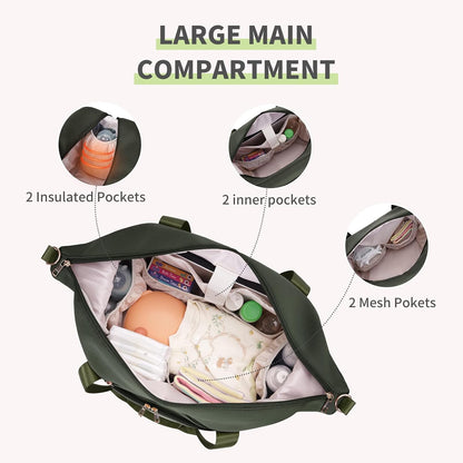 Neoprene Diaper Bag Tote Large Maternity Hospital Bag Waterproof Travel Baby Tote briefcases for documents