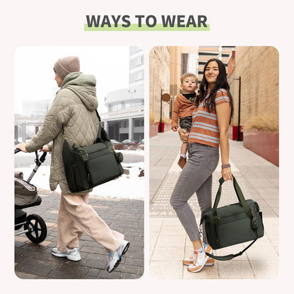 Neoprene Diaper Bag Tote Large Maternity Hospital Bag Waterproof Travel Baby Tote briefcases for documents
