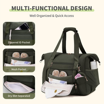 Neoprene Diaper Bag Tote Large Maternity Hospital Bag Waterproof Travel Baby Tote briefcases for documents