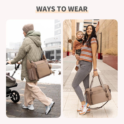 Neoprene Diaper Bag Tote Large Maternity Hospital Bag Waterproof Travel Baby Tote briefcases for documents