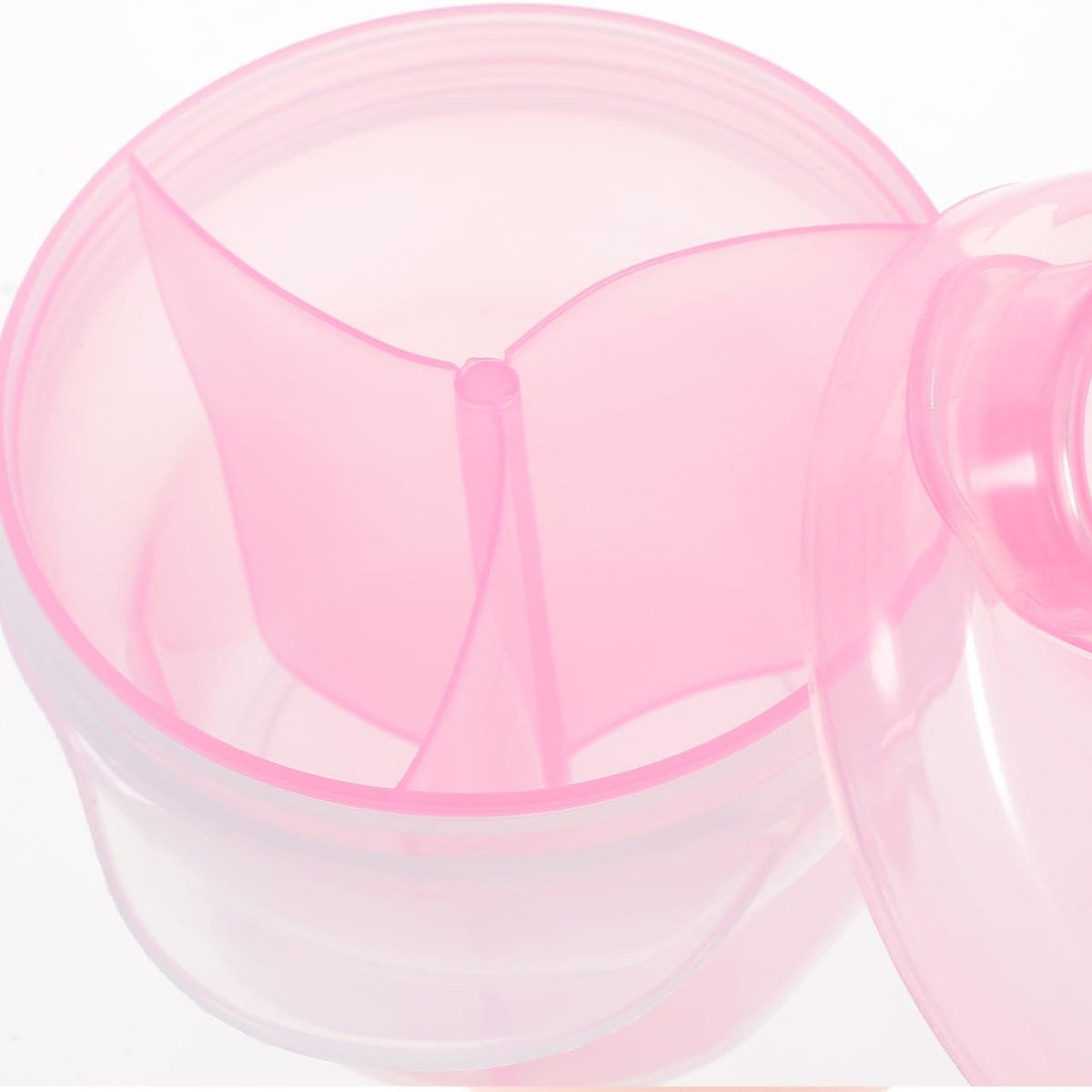 Rotating Milk Powder Box Baby Formula Dispenser Portable Storage Container Food Divider for Travel and Outdoor Use 3.74X3.34X3.34 Inch