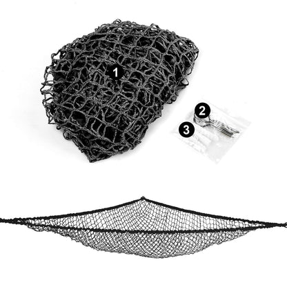 Stuffed Animal Hammock, Jumbo Toy Storage Net 83" Wall Sling Corner Extra Large Kids Children Mesh Toy Net Organizer (Black, 83 Inch)