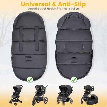 Orzbow Universal Stroller Footmuff, Winter Baby Bunting Bag, Weather-Proof