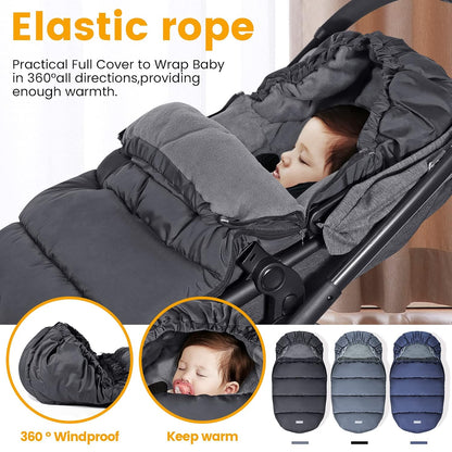 Orzbow Universal Stroller Footmuff, Winter Baby Bunting Bag, Weather-Proof