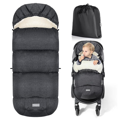 Orzbow Universal Stroller Footmuff, Winter Baby Bunting Bag, Weather-Proof